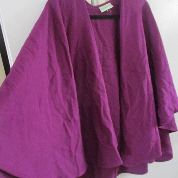 vintage  jimmy hourihan Ireland wool cashmere wrap stole magenta purple - Picture 1 of 3